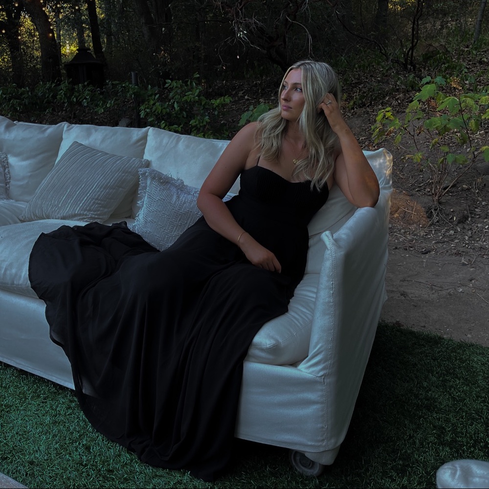 Lulu’s Black Maxi Dress